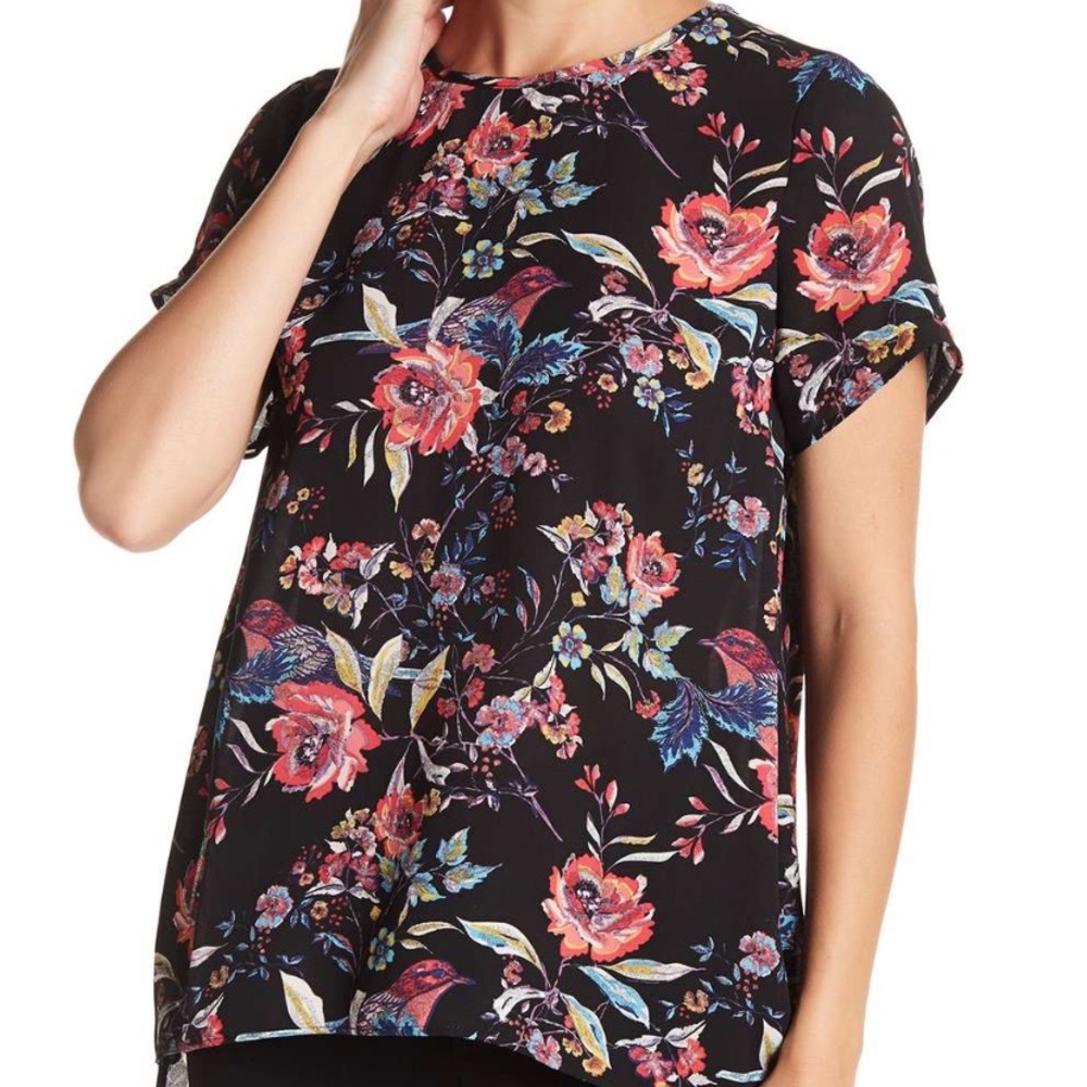 NWT • DR2 Daniel Rainn • Pintuck Pleat Sleeve Blouse